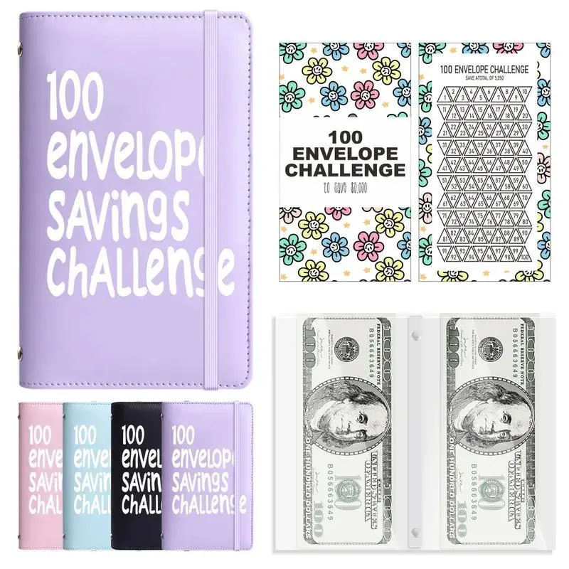 100 Envelope Saving Challenge Book
